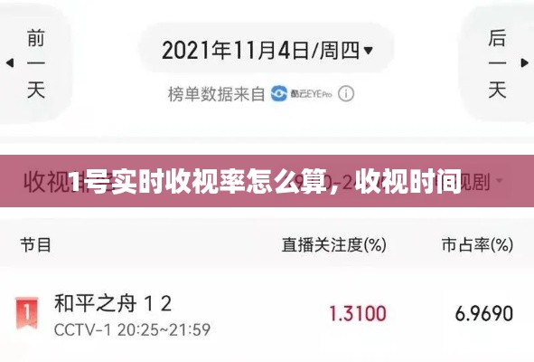 1號實時收視率怎么算，收視時間 
