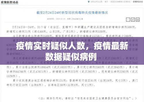 疫情實時疑似人數(shù)，疫情最新數(shù)據(jù)疑似病例 