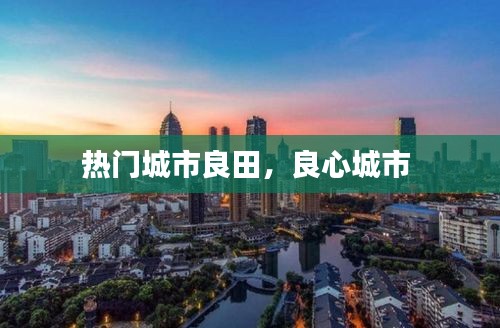熱門城市良田，良心城市 