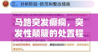 馬路突發(fā)癲癇，突發(fā)性顛簸的處置程序 