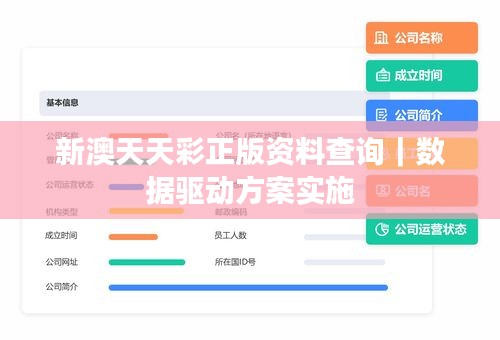新澳天天彩正版資料查詢(xún)｜數(shù)據(jù)驅(qū)動(dòng)方案實(shí)施