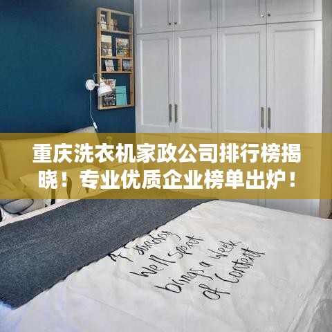 重慶洗衣機家政公司排行榜揭曉！專業(yè)優(yōu)質(zhì)企業(yè)榜單出爐！