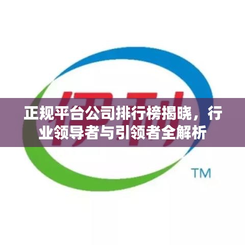 正規(guī)平臺公司排行榜揭曉，行業(yè)領(lǐng)導(dǎo)者與引領(lǐng)者全解析