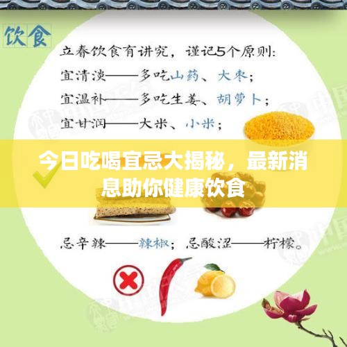 今日吃喝宜忌大揭秘，最新消息助你健康飲食