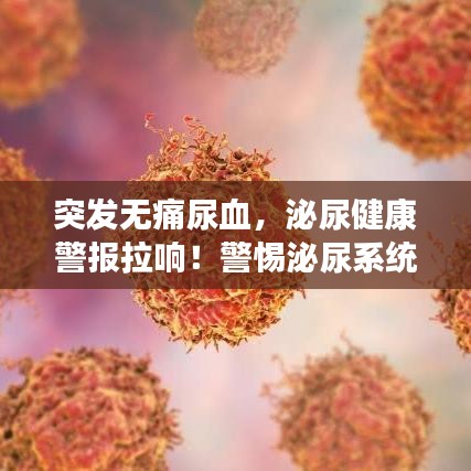 突發(fā)無痛尿血，泌尿健康警報拉響！警惕泌尿系統(tǒng)疾病的重要信號！