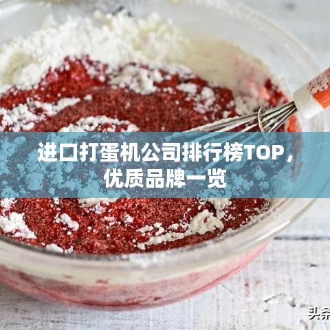 進(jìn)口打蛋機(jī)公司排行榜TOP，優(yōu)質(zhì)品牌一覽