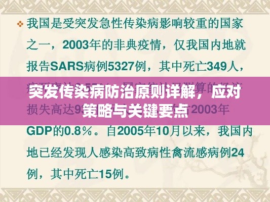 突發(fā)傳染病防治原則詳解，應(yīng)對策略與關(guān)鍵要點(diǎn)