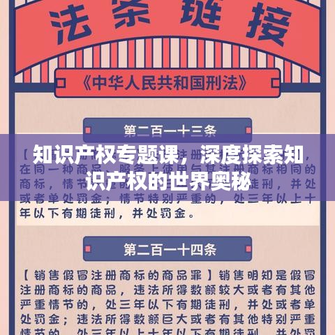 知識產(chǎn)權(quán)專題課，深度探索知識產(chǎn)權(quán)的世界奧秘