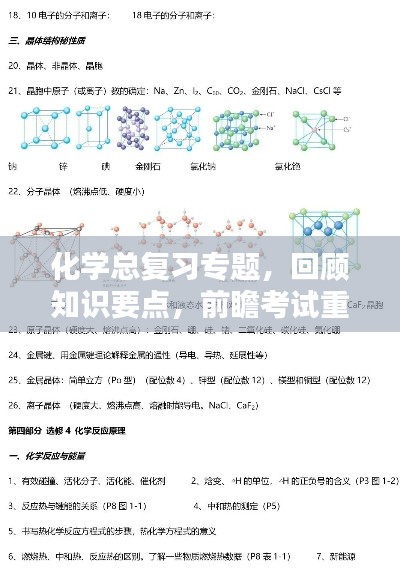 化學(xué)總復(fù)習(xí)專題，回顧知識要點，前瞻考試重點