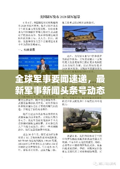 全球軍事要聞速遞，最新軍事新聞頭條號動態(tài)更新