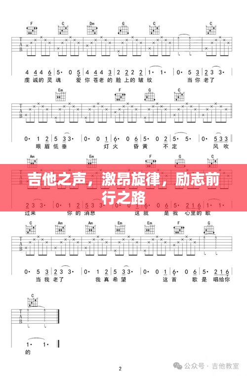 吉他之聲，激昂旋律，勵(lì)志前行之路